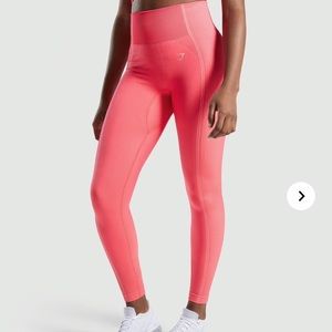 Gymshark ultra seamless leggings neon pink size M